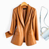 Women's Riviera Leather Blazer | Invictora.com
