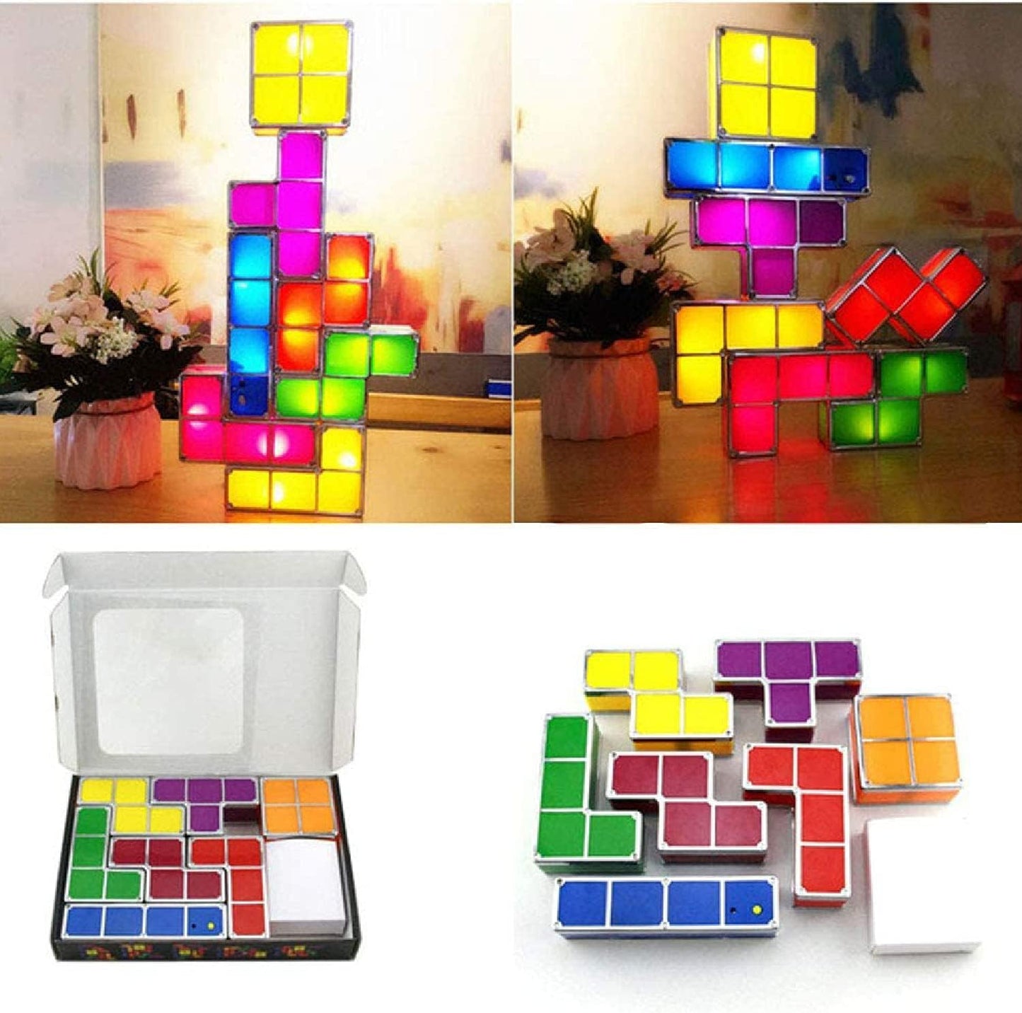 Lampe Tetris - Empilez, éclairez, impressionnez !