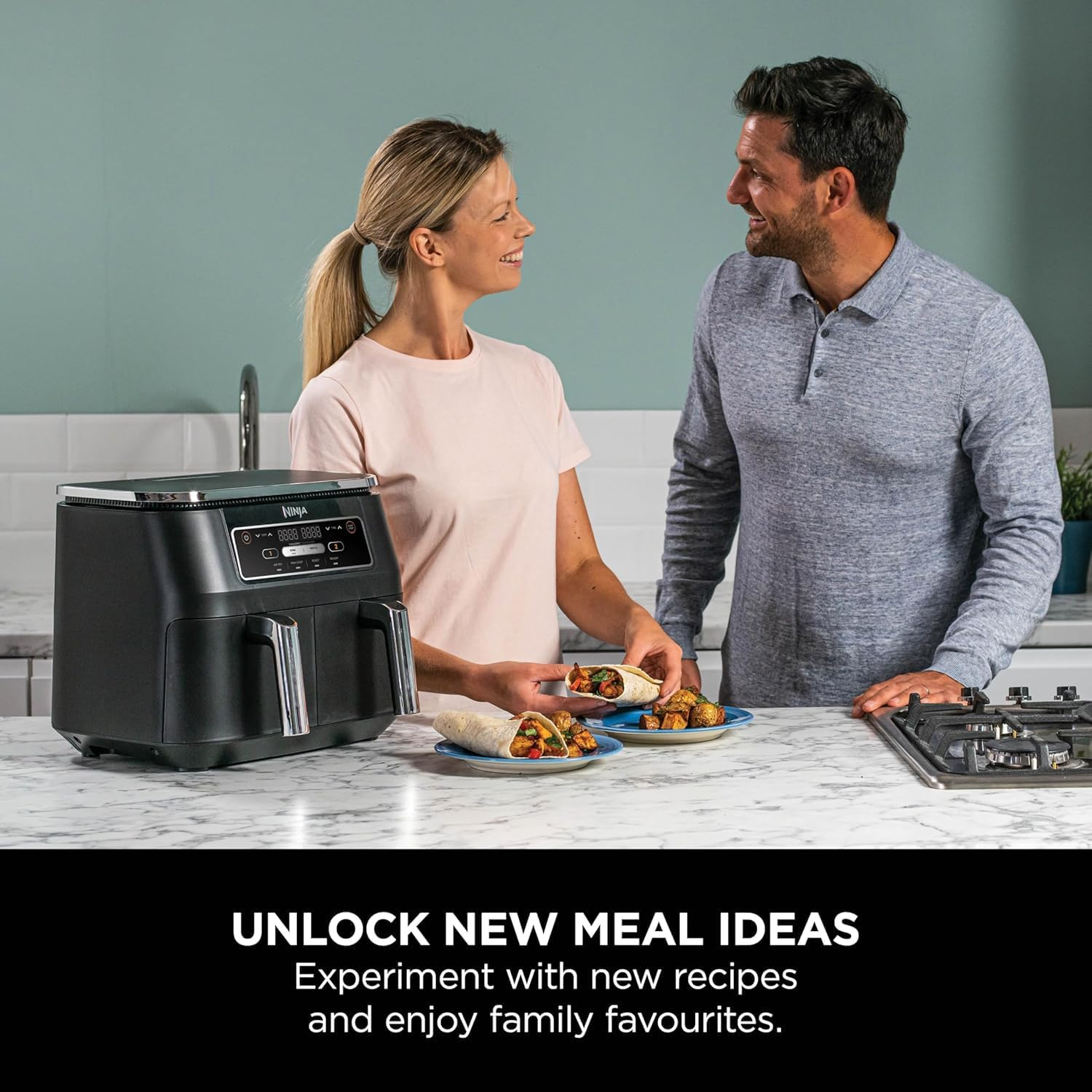 Ninja Foodi 4-in-1 Dual Zone Air Fryer 7.6L AF200UK
