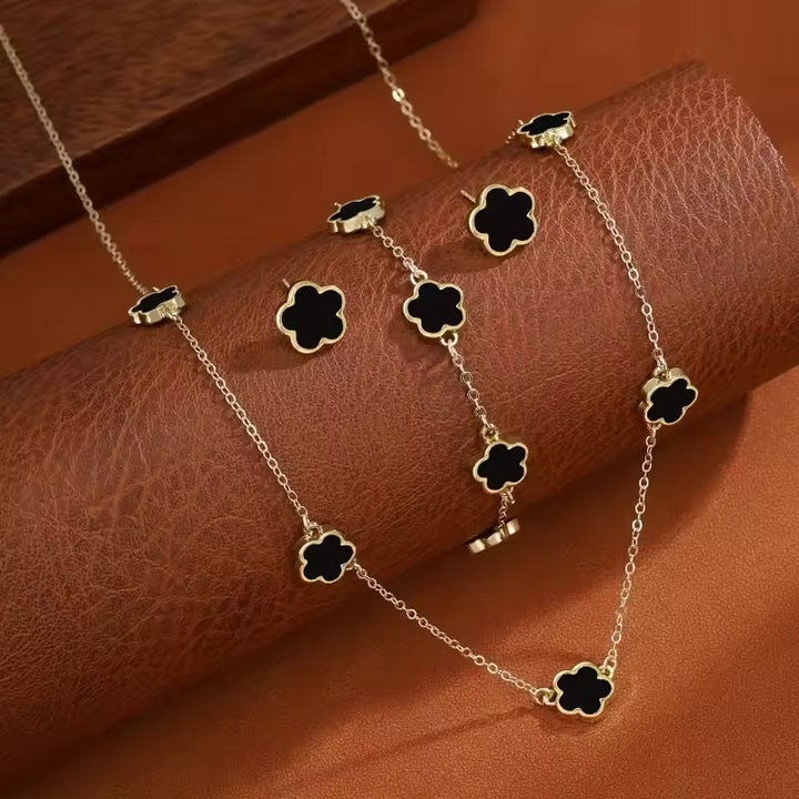 Women's Lucky Five Clover Set | Invictora.com