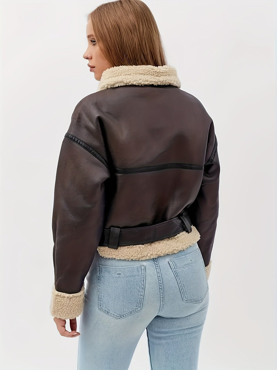 Women's Jacket – Belted Aviator
