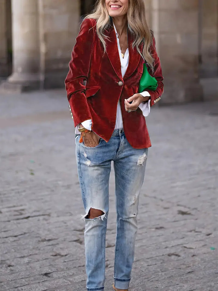 Women's Blazer – Fitted Single-Breasted Tailored