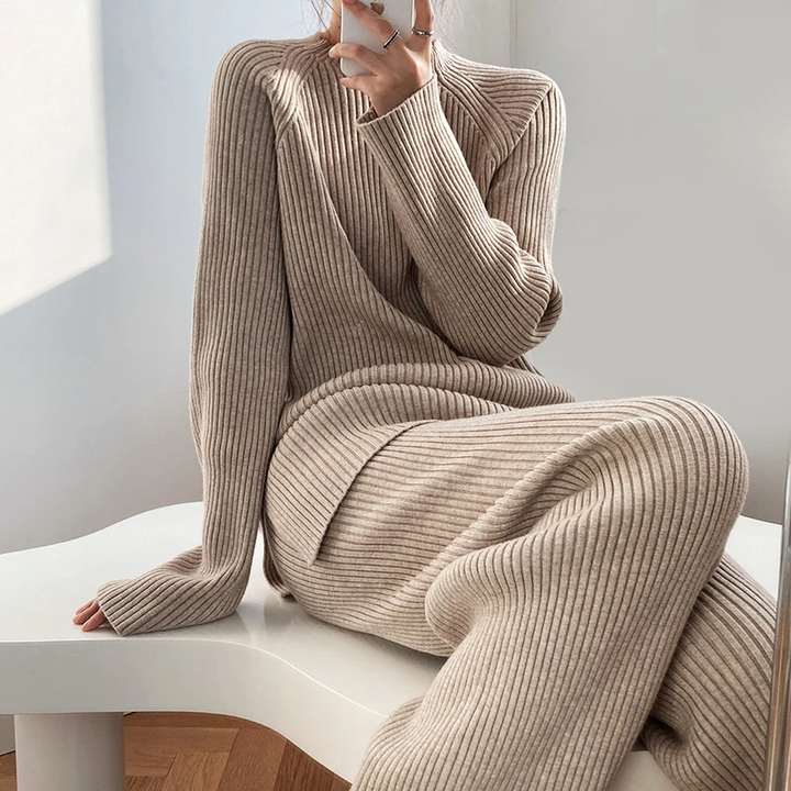 Women's Lounge Set – Ribbed Knit