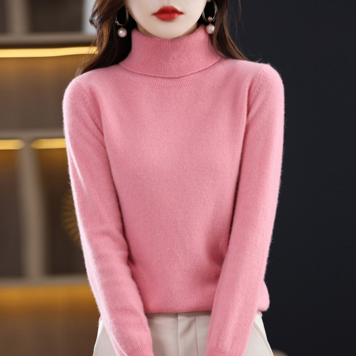 Women's Elena Cashmere Turtleneck | Invictora.com