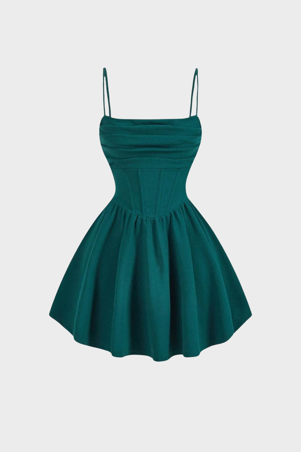 Women's Beatrix Corset Dress in Dark Pink | Invictora.com