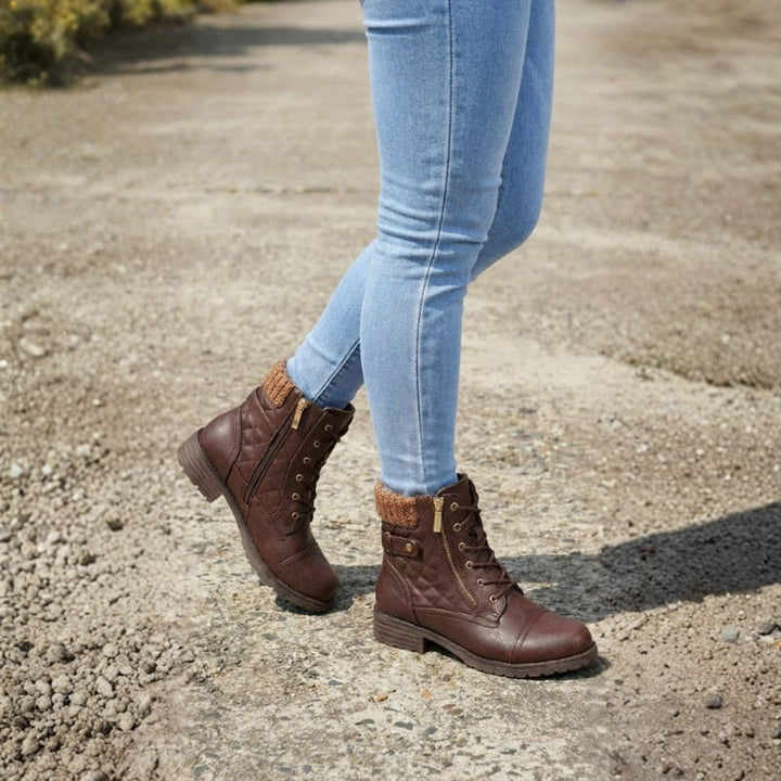 Ancona Women's Leather Ankle Boots product image | Invictora.com