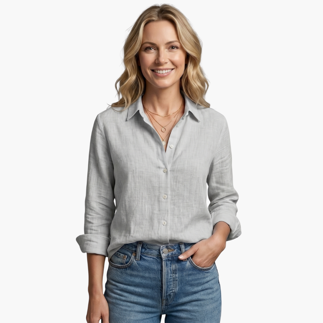 Women's Luneria – Relaxed Fit Button-Down Women's Shirt | Invictora.com