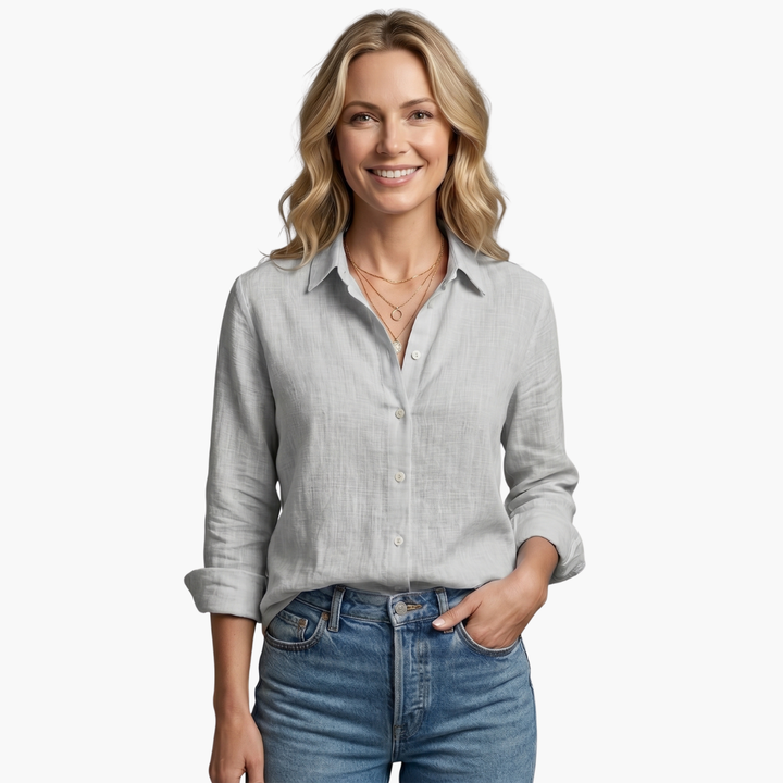 Women's Luneria – Relaxed Fit Button-Down Women's Shirt | Invictora.com