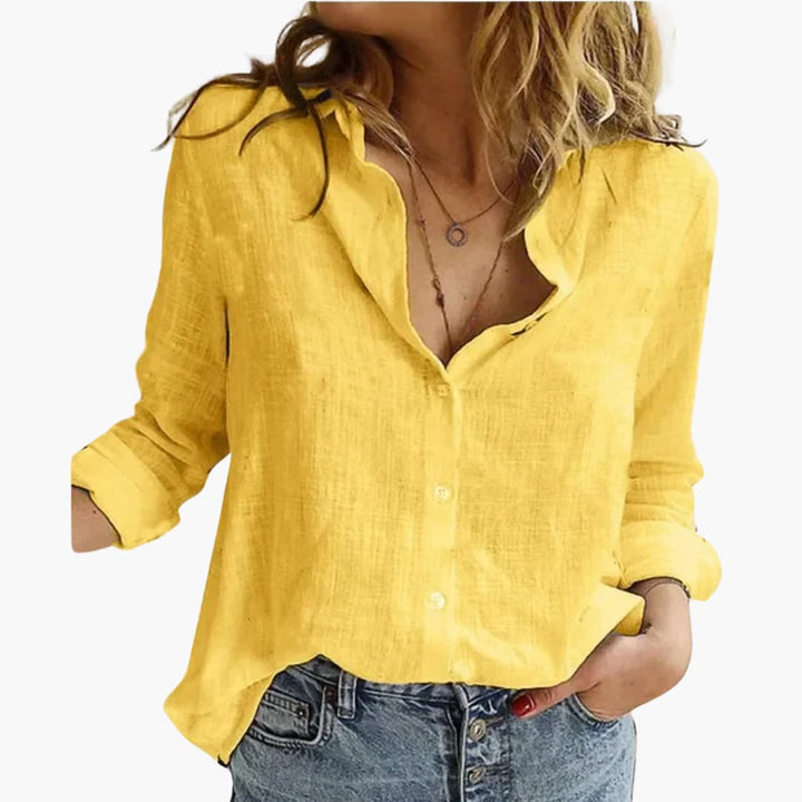 Women's Luneria – Relaxed Fit Button-Down Women's Shirt | Invictora.com