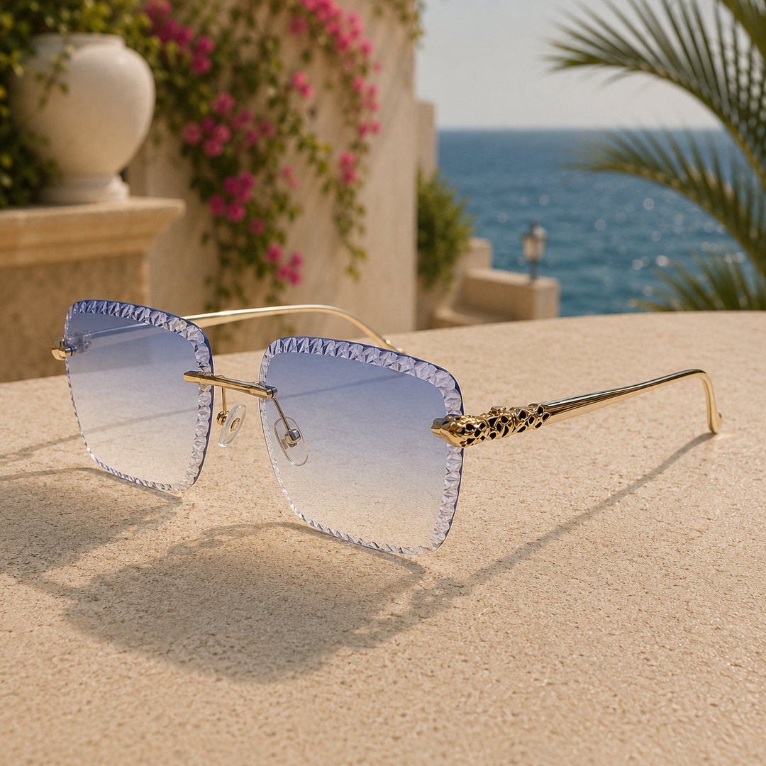 Women's Valentina Noir Sunglasses in Purple | Invictora.com