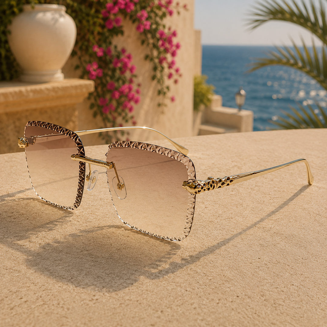 Women's Valentina Noir Sunglasses in Green | Invictora.com