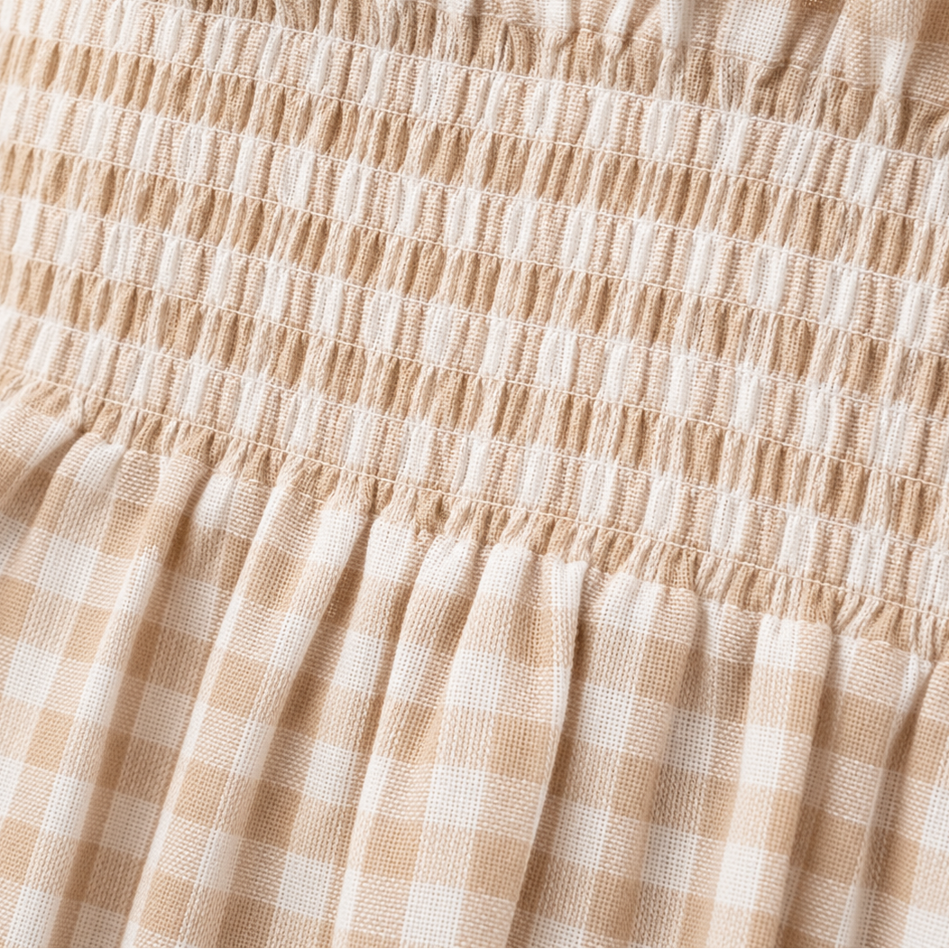Women's Elara – Gingham Plaid Maxi Dress | Invictora.com