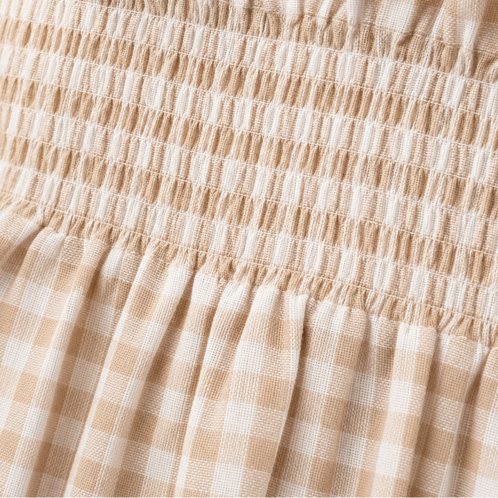 Women's Elara – Gingham Plaid Maxi Dress | Invictora.com