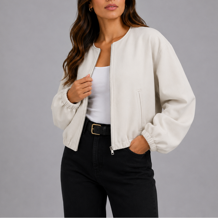 Women's Jacket – Lightweight Zip-Up Bomber