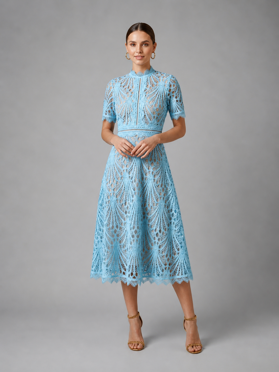 Women's Thalia Lace Midi Dress | Invictora.com