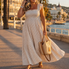 Women's Elara - Gingham Plaid Maxi Dress product image | Invictora.com