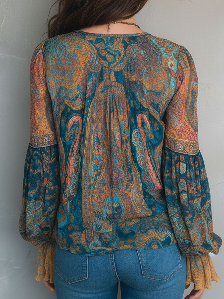Women's Cyrano – Elegant Flowy Women's Blouse | Invictora.com