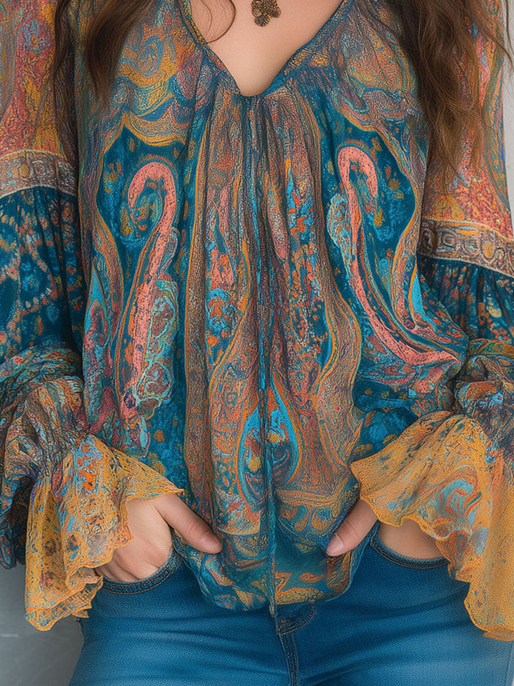 Women's Cyrano – Elegant Flowy Women's Blouse | Invictora.com