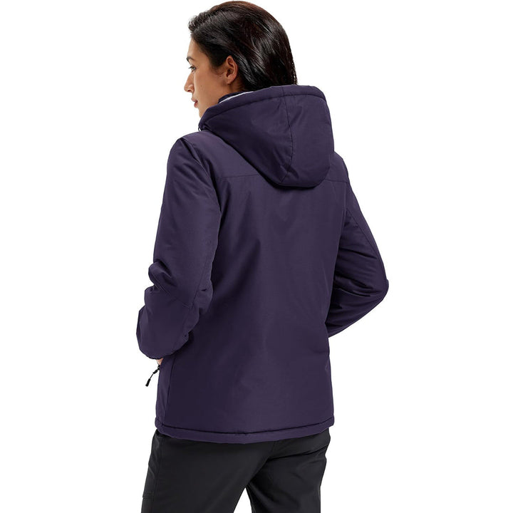 Women's Jacket – Insulated Waterproof Ski Detachable Hood