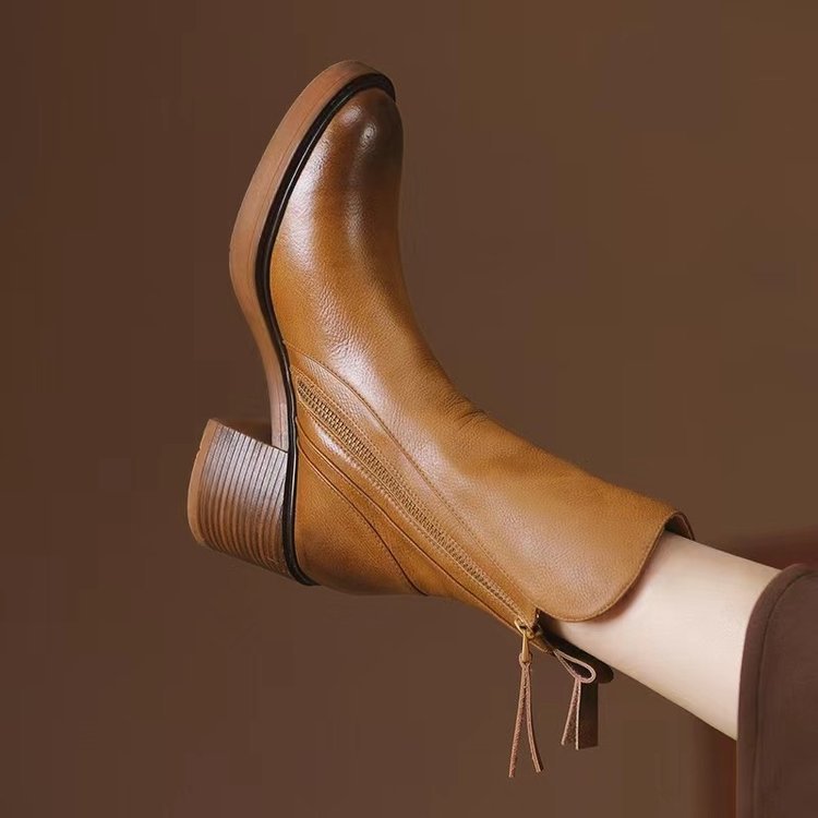 Women's Bellora Leather Boots product image | Invictora.com