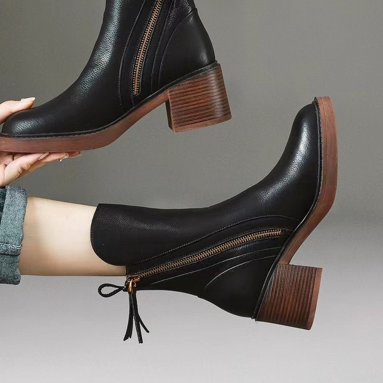 Women's Bellora Leather Boots product image | Invictora.com