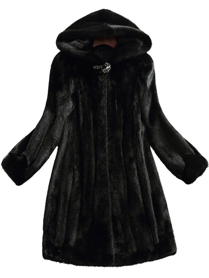 Women's Kensington Faux Fur Coat | Invictora.com
