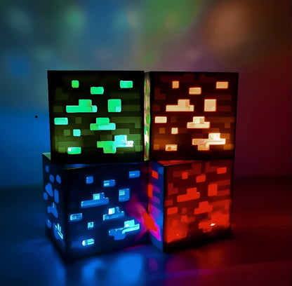 Lampe Bloc de Minerai Minecraft