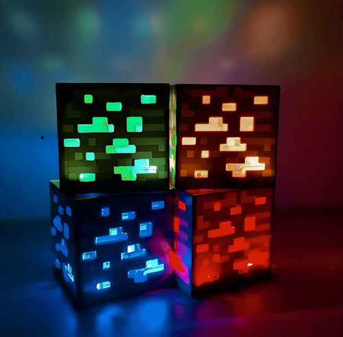 Lampe Bloc de Minerai Minecraft