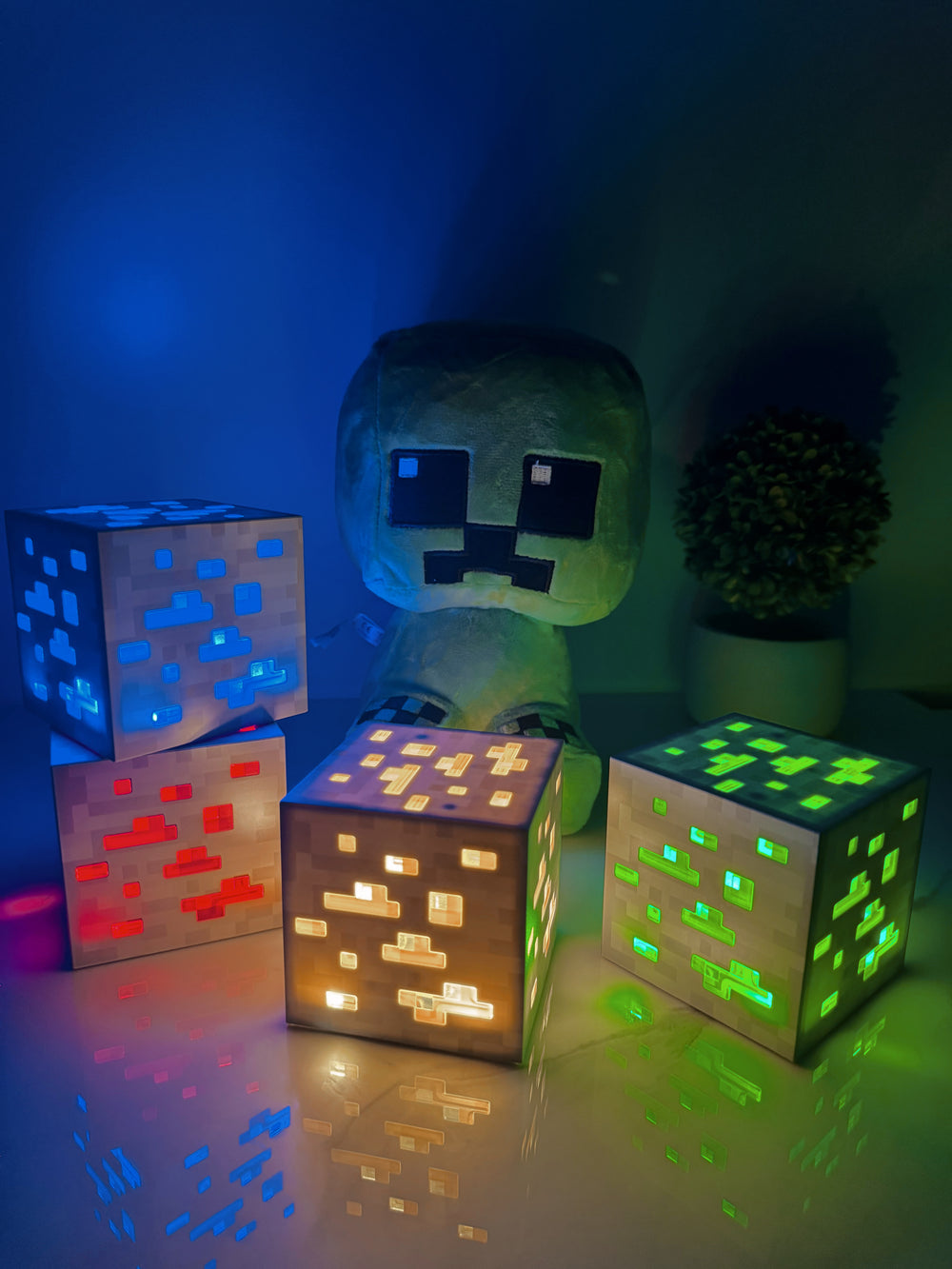 Lampe Bloc de Minerai Minecraft