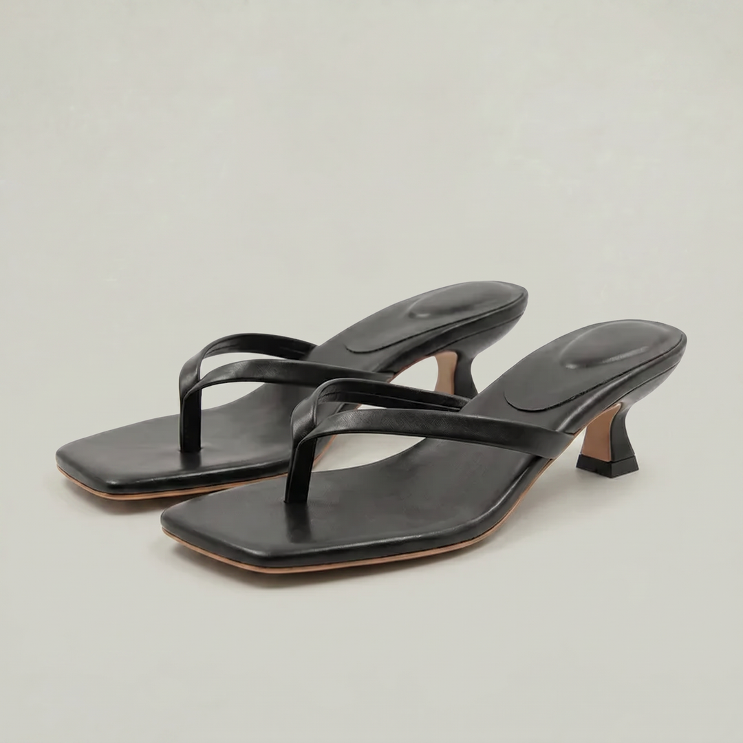 Women's Soleil Kitten Heel Sandals product image | Invictora.com