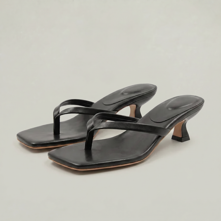 Women's Soleil Kitten Heel Sandals product image | Invictora.com