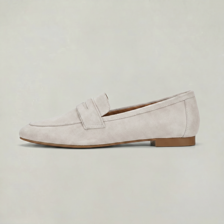 Women's Suede Slip-On Penny Loafers product image | Invictora.com