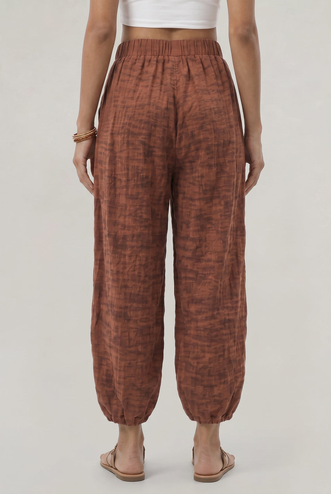Women's Wide Leg Linen Trousers product image | Invictora.com