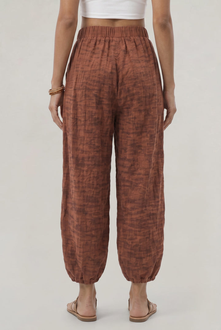 Women's Wide Leg Linen Trousers product image | Invictora.com