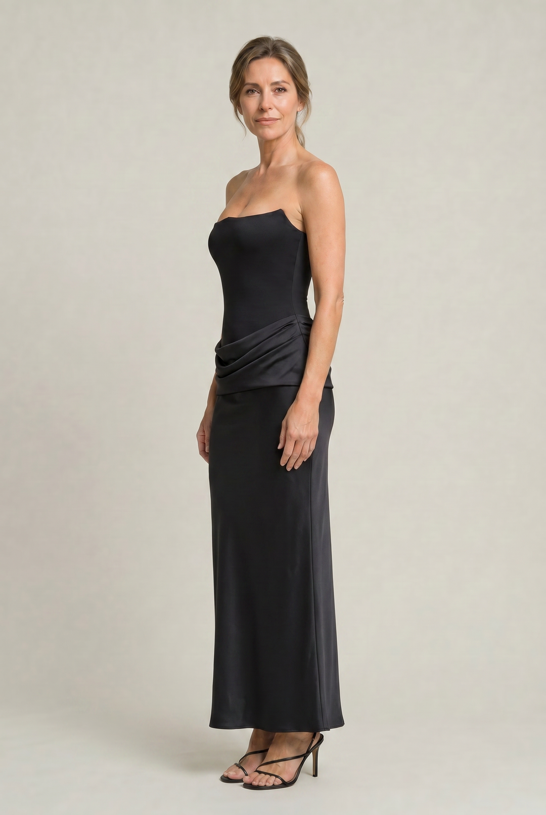 Women's Corset Strapless Maxi Dress product image | Invictora.com