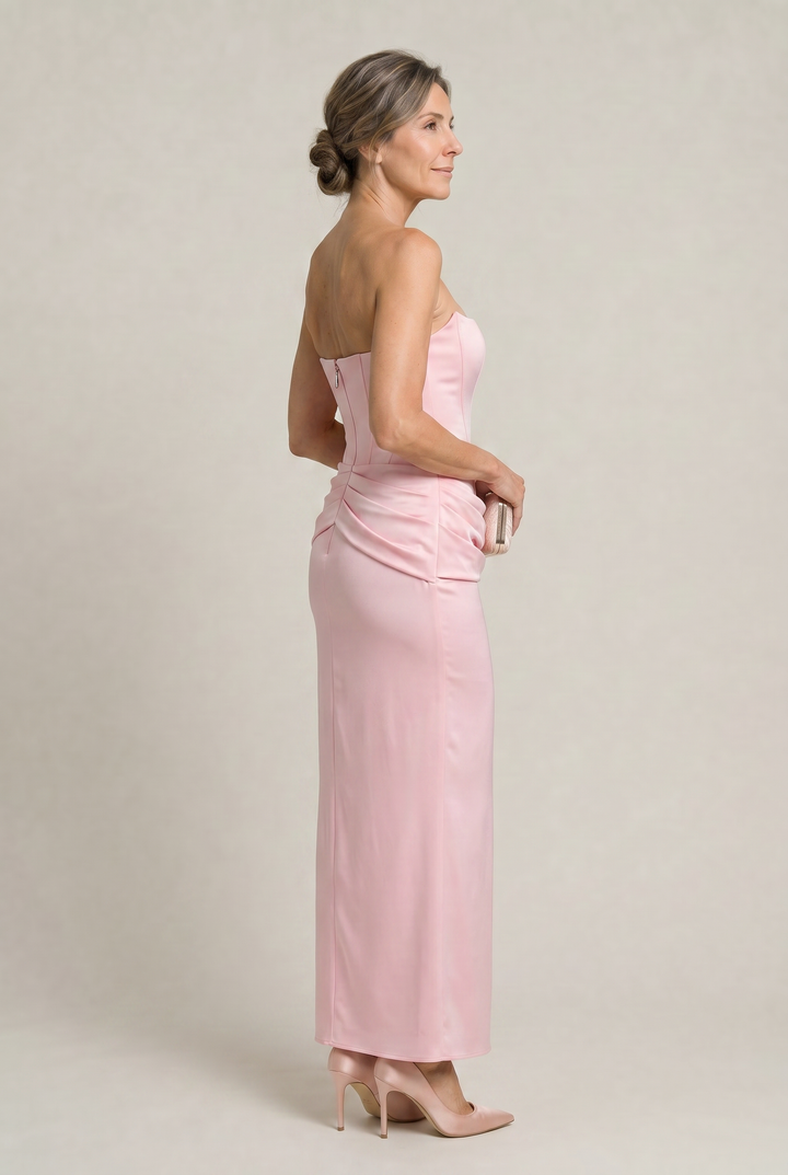 Women's Corset Strapless Maxi Dress product image | Invictora.com