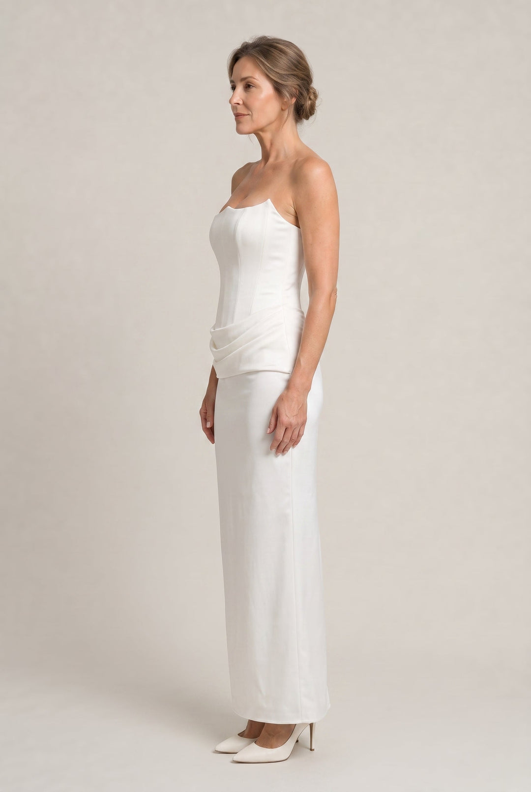 Women's Corset Strapless Maxi Dress product image | Invictora.com