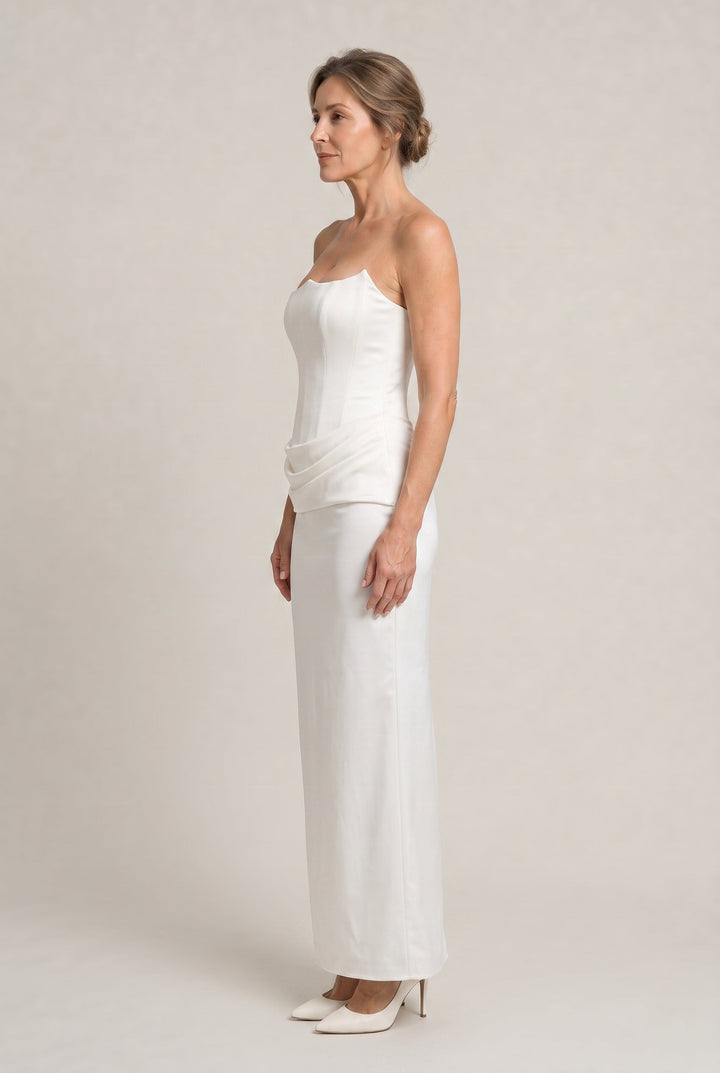 Women's Corset Strapless Maxi Dress product image | Invictora.com