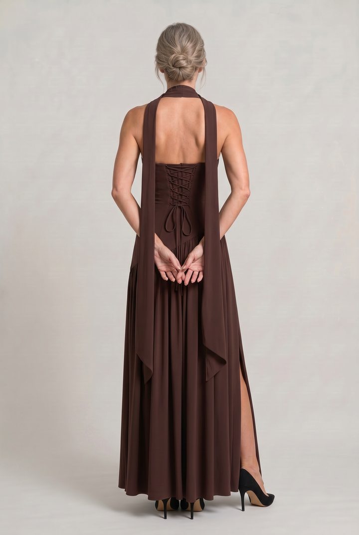 Women's Elegant Strapless Maxi Dress product image | Invictora.com