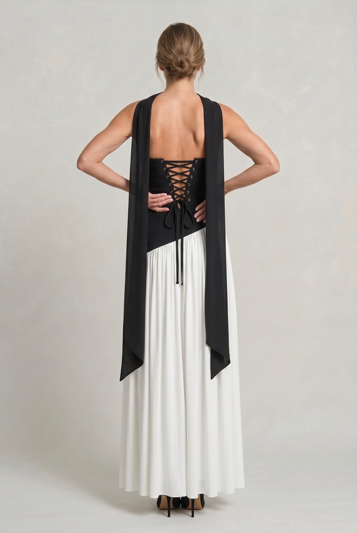 Women's Elegant Strapless Maxi Dress product image | Invictora.com