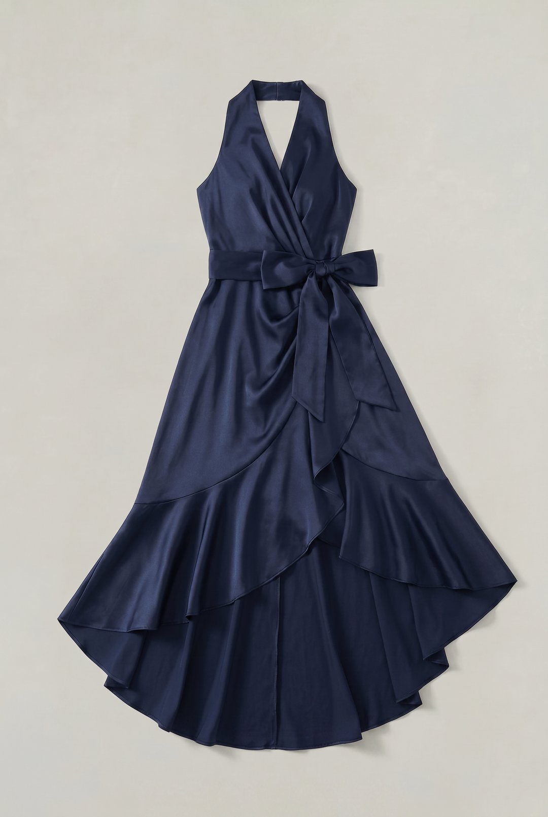 Women's Elegant Sleeveless Wrap Midi Dress product image | Invictora.com