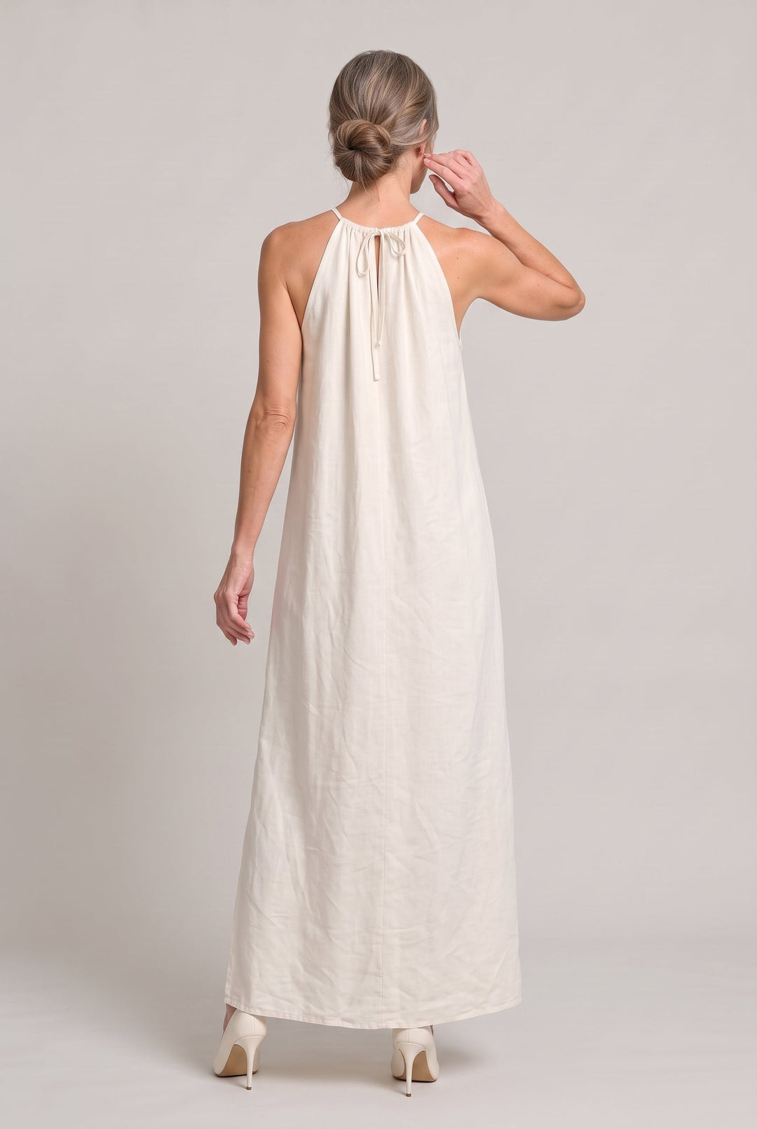 Women's Halter Neck Sleeveless Summer Maxi Dress product image | Invictora.com