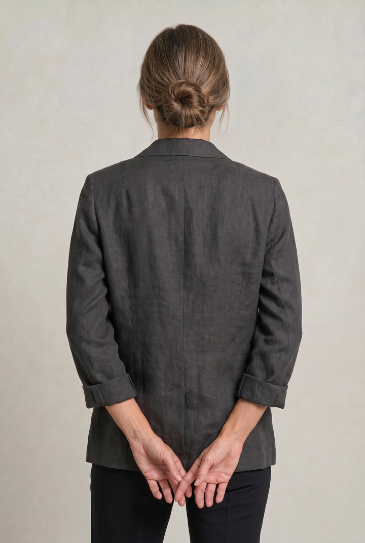 Women's Elegant Summer Blazer in Khaki | Invictora.com