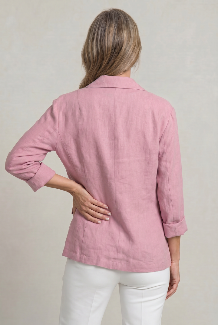 Women's Elegant Summer Blazer in Black | Invictora.com