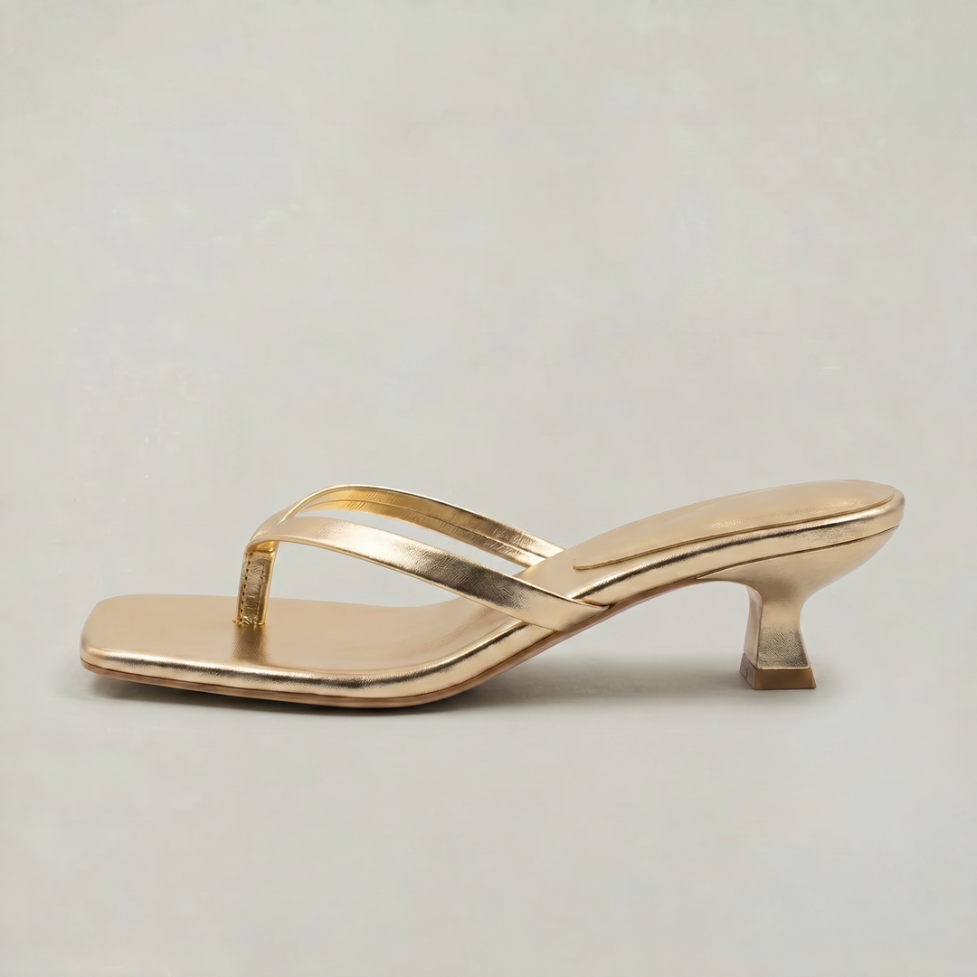 Women's Soleil Kitten Heel Sandals product image | Invictora.com
