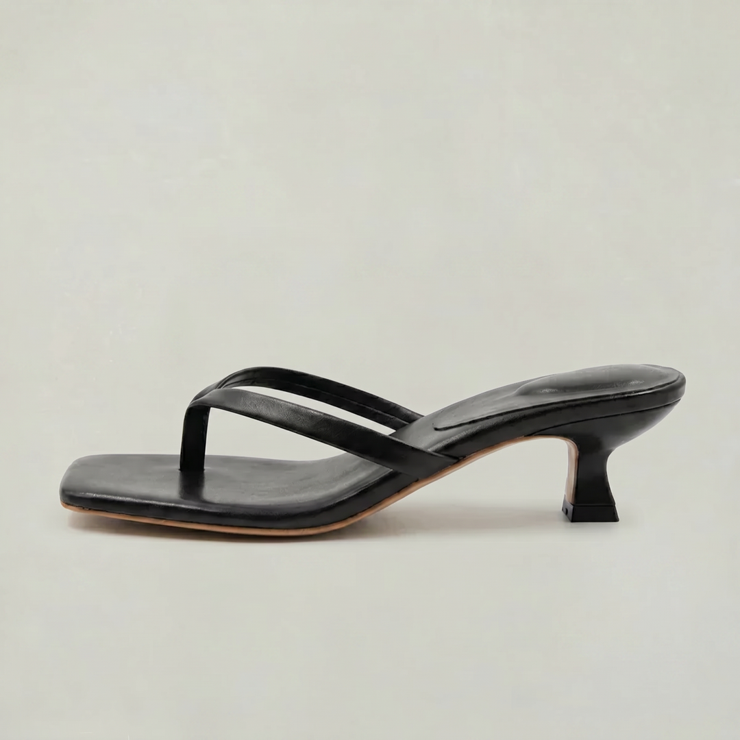 Women's Soleil Kitten Heel Sandals product image | Invictora.com