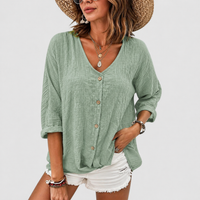 Women's Serena – Breathable And Elegant Linen Blouse