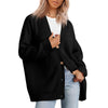 Women's Cardigan – Oversized Rib Knit