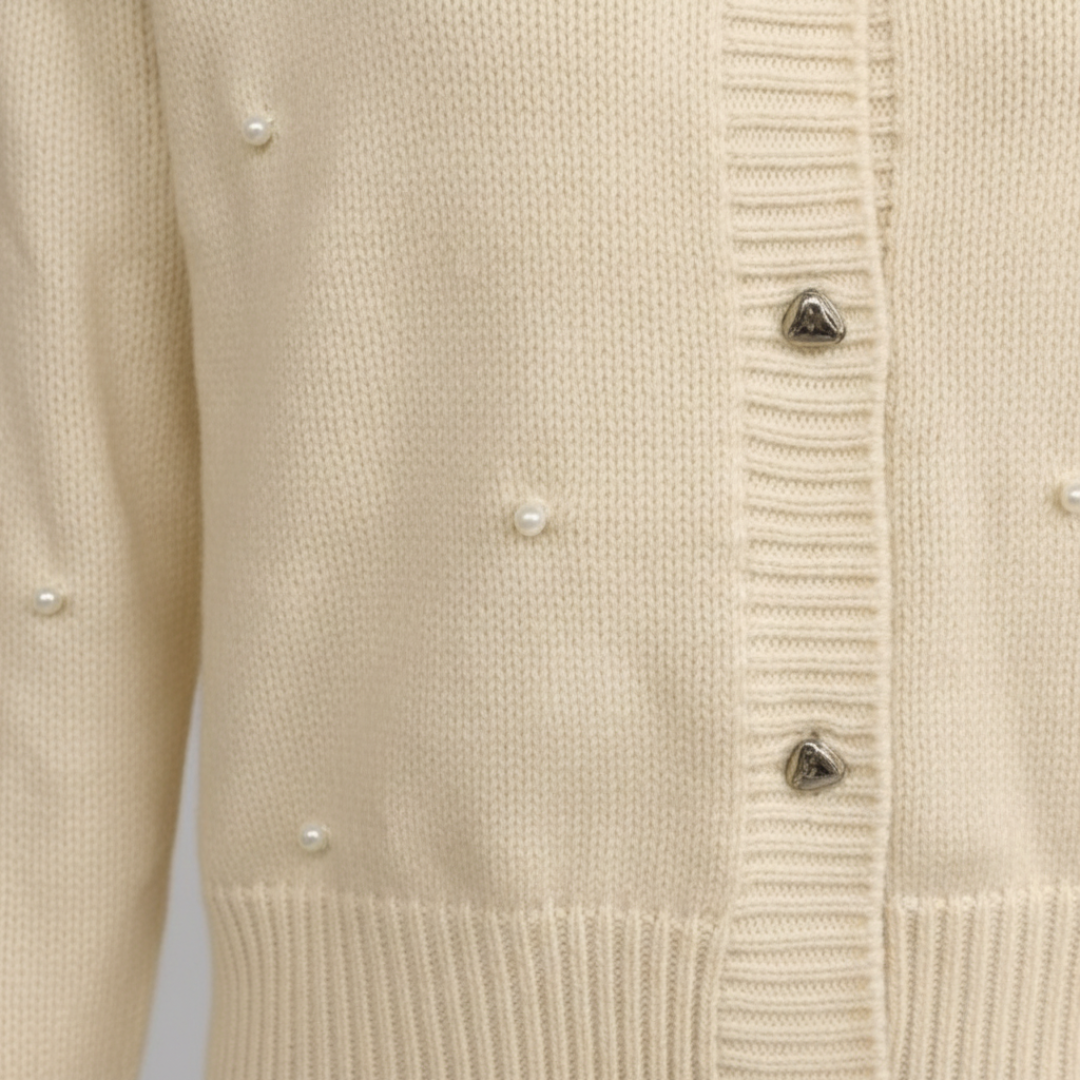 Women's Cardigan – Pearl Button Knit