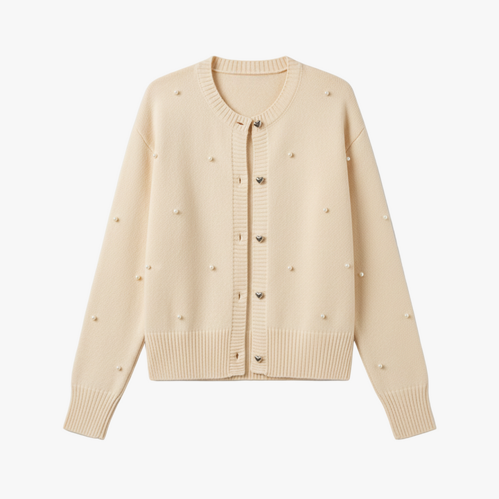 Women's Cardigan – Pearl Button Knit